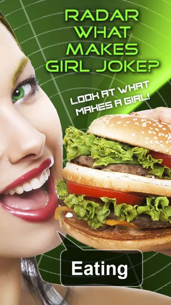 Capturas de tela do Radar What Makes Girl Joke