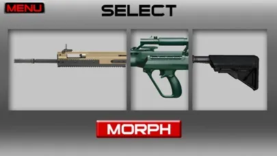 ภาพหน้าจอของ Simulator Weapon Morphing