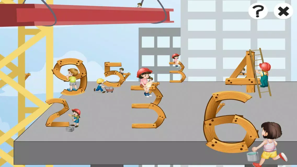 صور All about numbers: Learn to play at a construction site for children