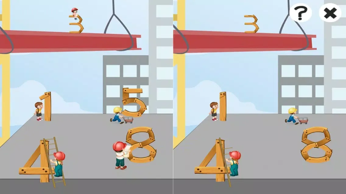 صور All about numbers: Learn to play at a construction site for children