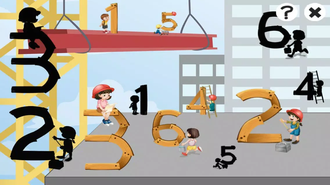 صور All about numbers: Learn to play at a construction site for children