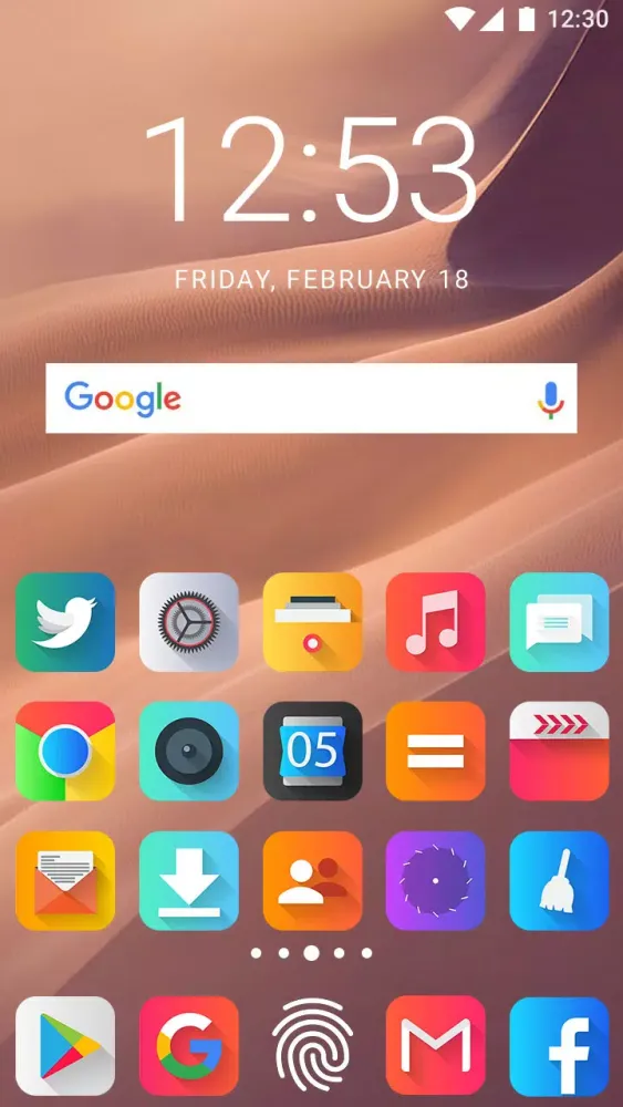A55s Theme for Oppo Screenshots