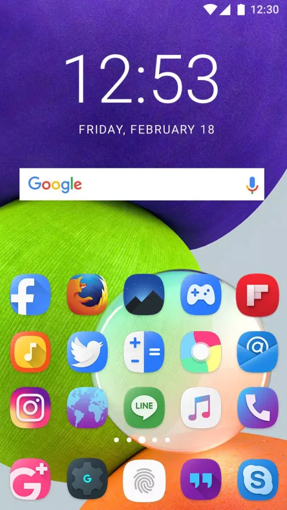 Theme for Samsung Galaxy A22 Screenshots