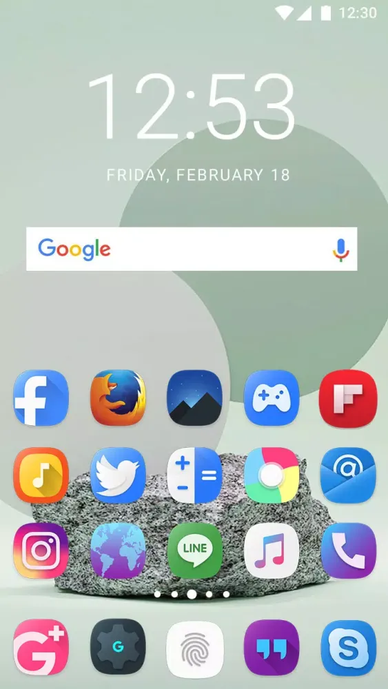Theme for Samsung Galaxy A22 Screenshots