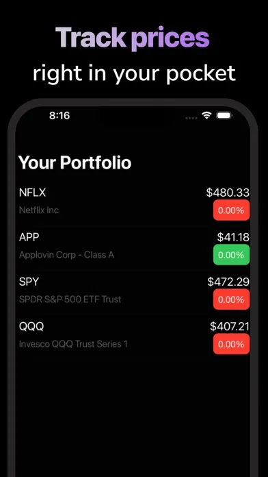 Stock Market App سکرین شاٹس