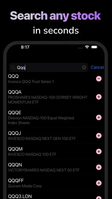 Stock Market App سکرین شاٹس