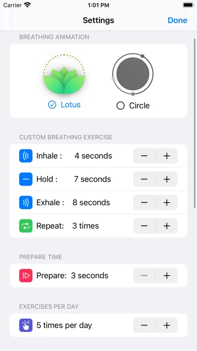 Deep Breathing Exercises Screenshots