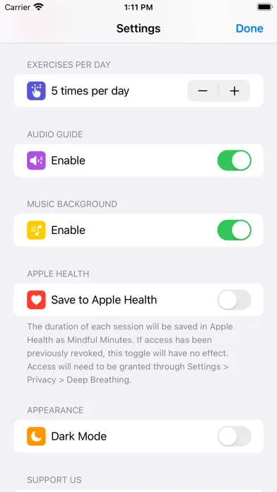 Deep Breathing Exercises Screenshots