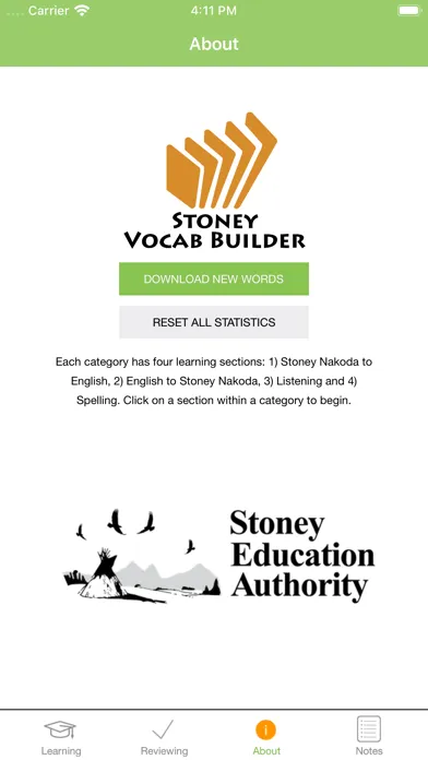 Stoney Nakoda Vocab Builder স্ক্রিনশট