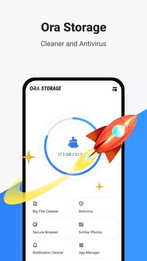Tangkapan layar Ora Storage Manager -Antivirus