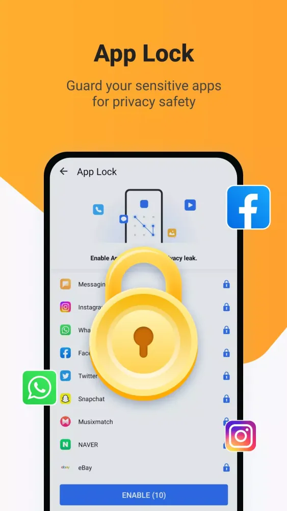 Tangkapan layar Ora Storage Manager -Antivirus
