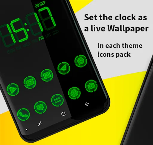 Tangkapan layar Always On Display & Clock Live