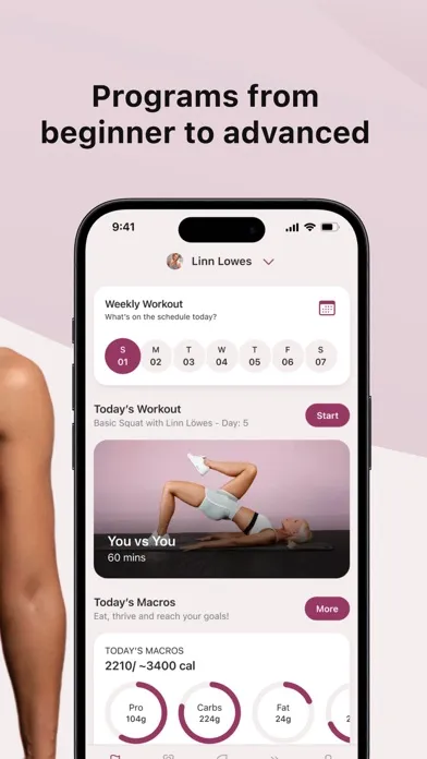 Скриншоты Athli: Female Fitness Coach
