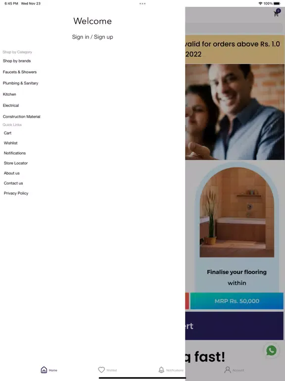 Zrzuty ekranu Buildpro iPad 