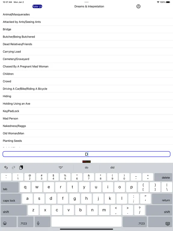 Africans Dreams Interpretation iPad  স্ক্রিনশট
