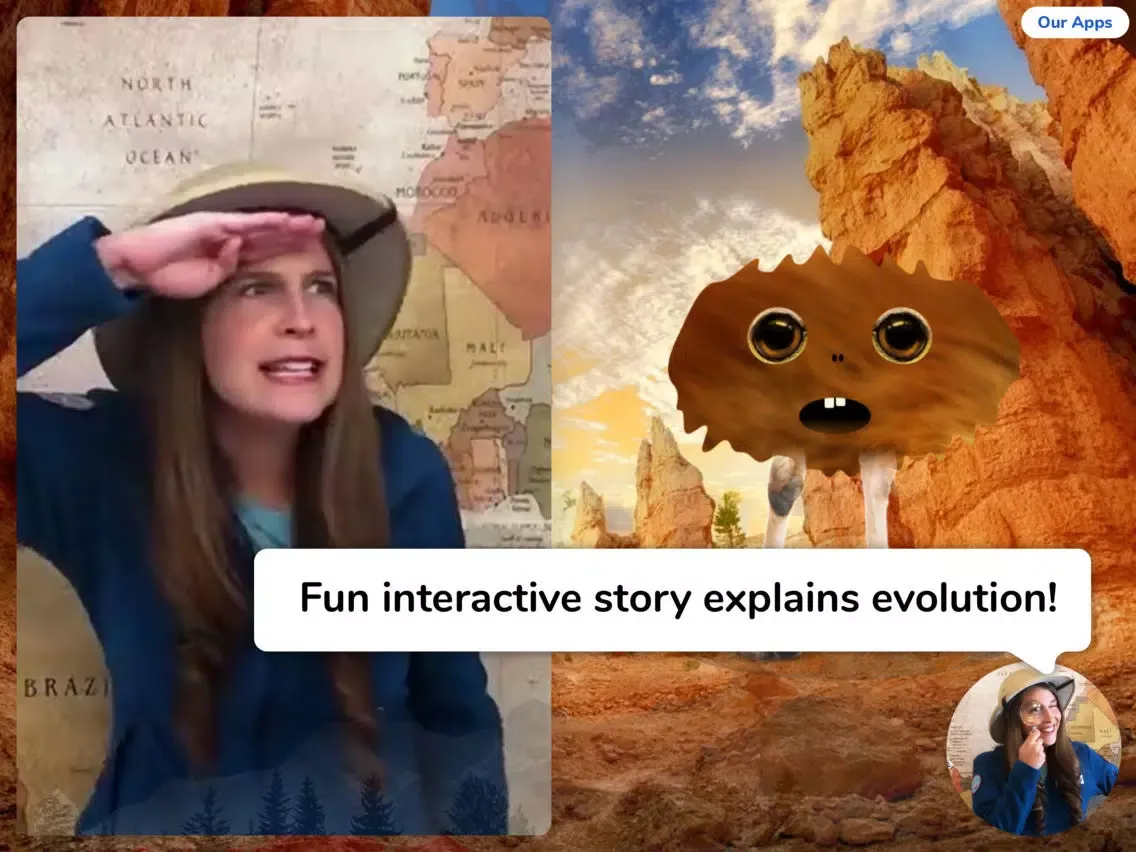 Ảnh chụp màn hình của Evolve Funny Animals for Kids iPad 