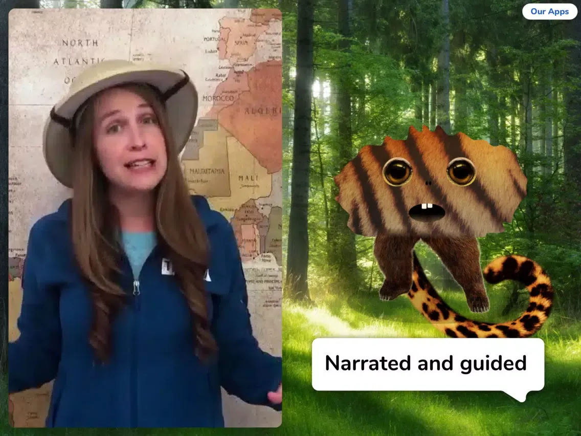 Ảnh chụp màn hình của Evolve Funny Animals for Kids iPad 