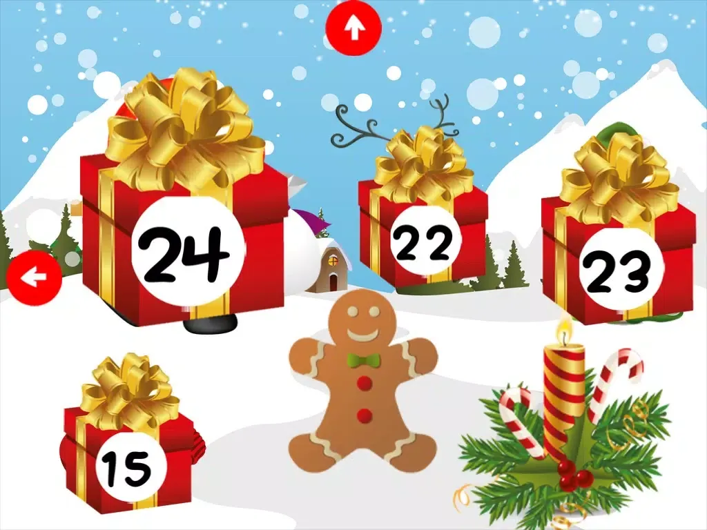 Ảnh chụp màn hình của Advent calendar - Your puzzle game for December and the Christmas season! iPad 