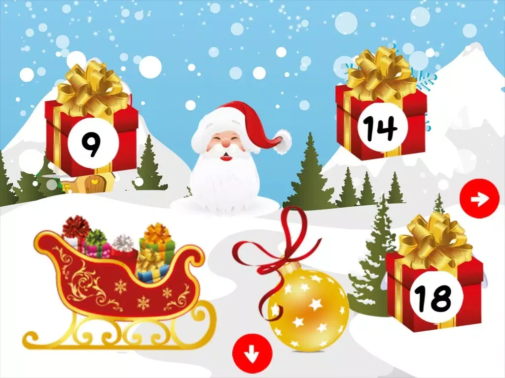 Ảnh chụp màn hình của Advent calendar - Your puzzle game for December and the Christmas season! iPad 