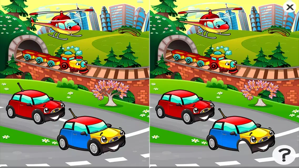 Capturas de tela do City vehicles game for children age 2-5: Train your skills for kindergarten, preschool or nursery school!
