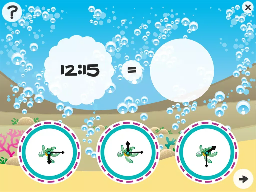 What time is it? Learning games for children to learn to read the clock iPad  Screenshots