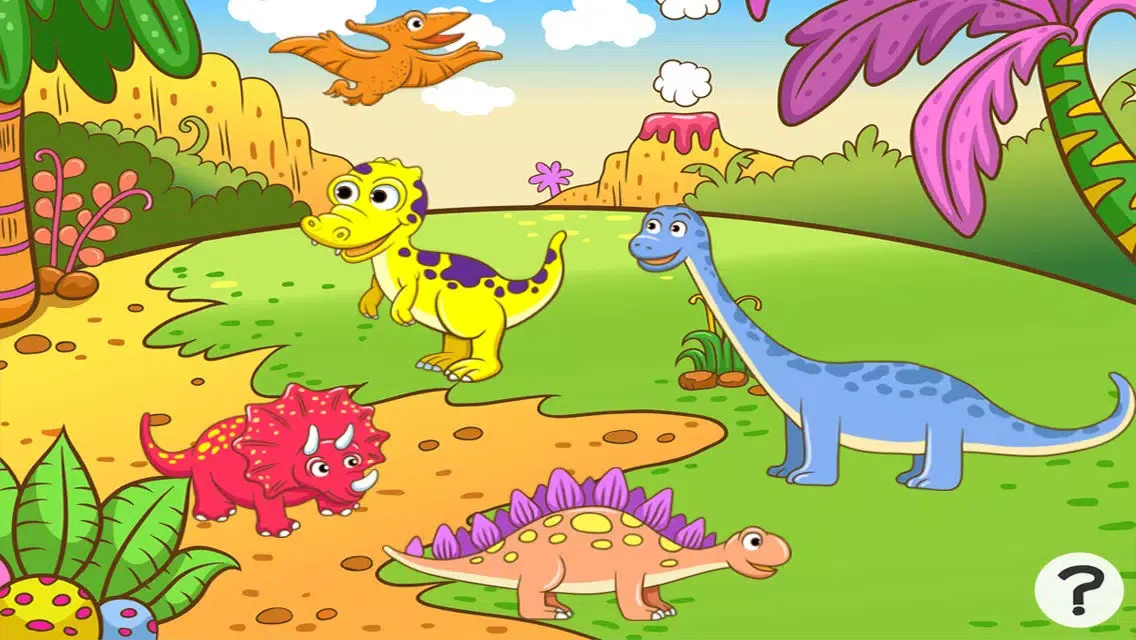Capturas de pantalla de Dinosaurs game for children age 2-5: Train your skills for kindergarten, preschool or nursery school with dinos