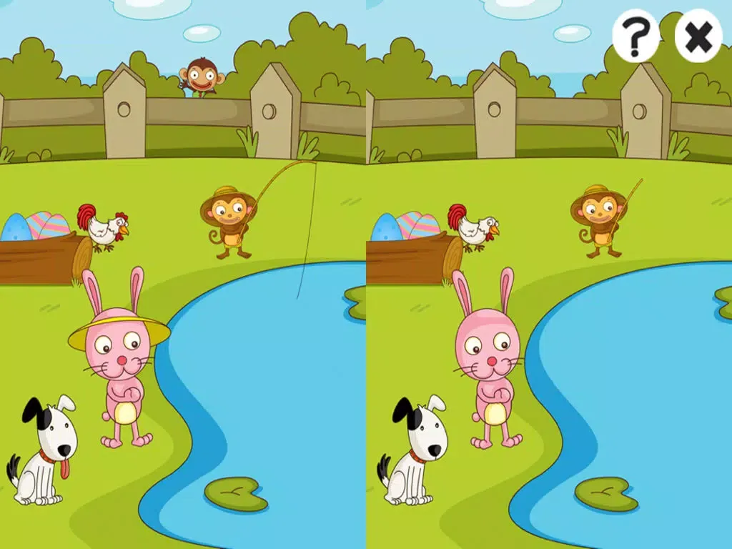 Active Easter! Learning games with bunny, eggs and rabbit iPad  Screenshots