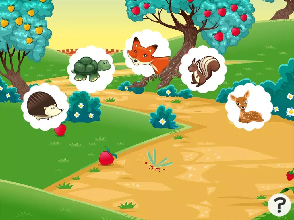 Animal game for children age 2-5: Get to know the animals of the forest iPad  Ekran Görüntüleri