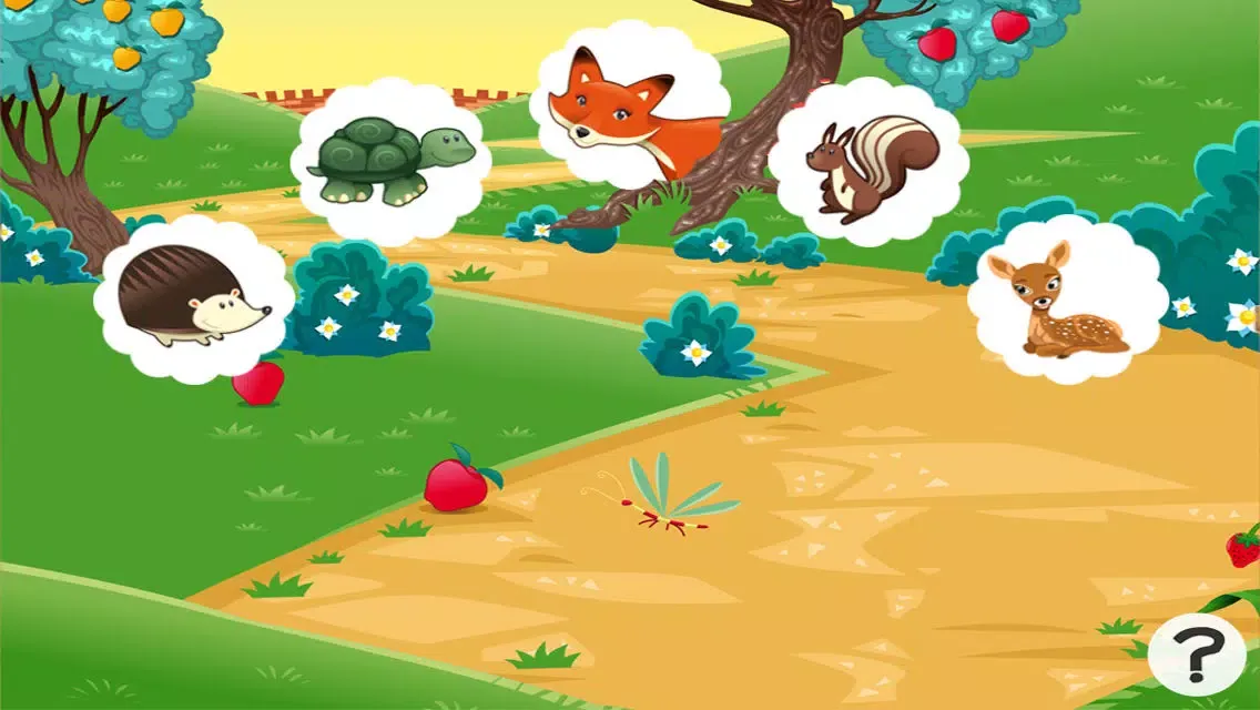 Animal game for children age 2-5: Get to know the animals of the forest Ekran Görüntüleri