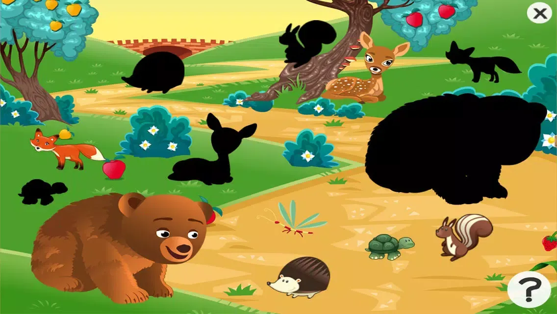 Animal game for children age 2-5: Get to know the animals of the forest Ekran Görüntüleri