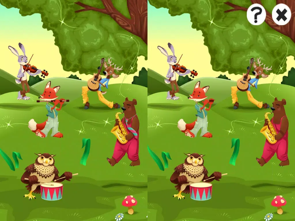 Captures d'écran de Animal game for children age 2-5: Get to know the animals of the forest with music iPad 