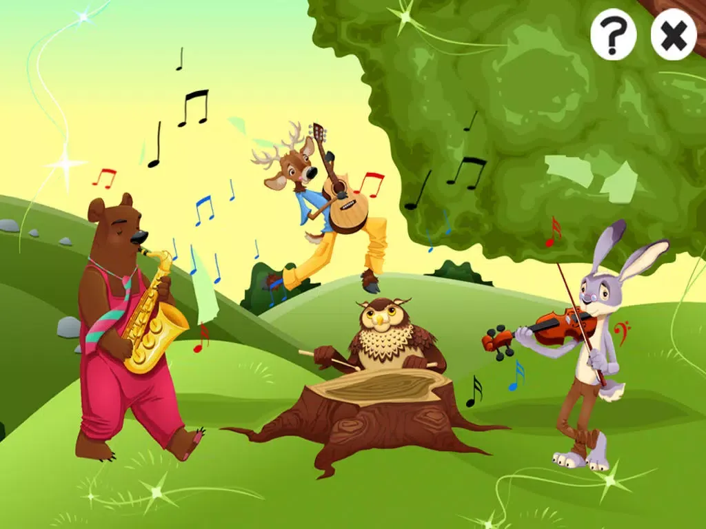 Captures d'écran de Animal game for children age 2-5: Get to know the animals of the forest with music iPad 