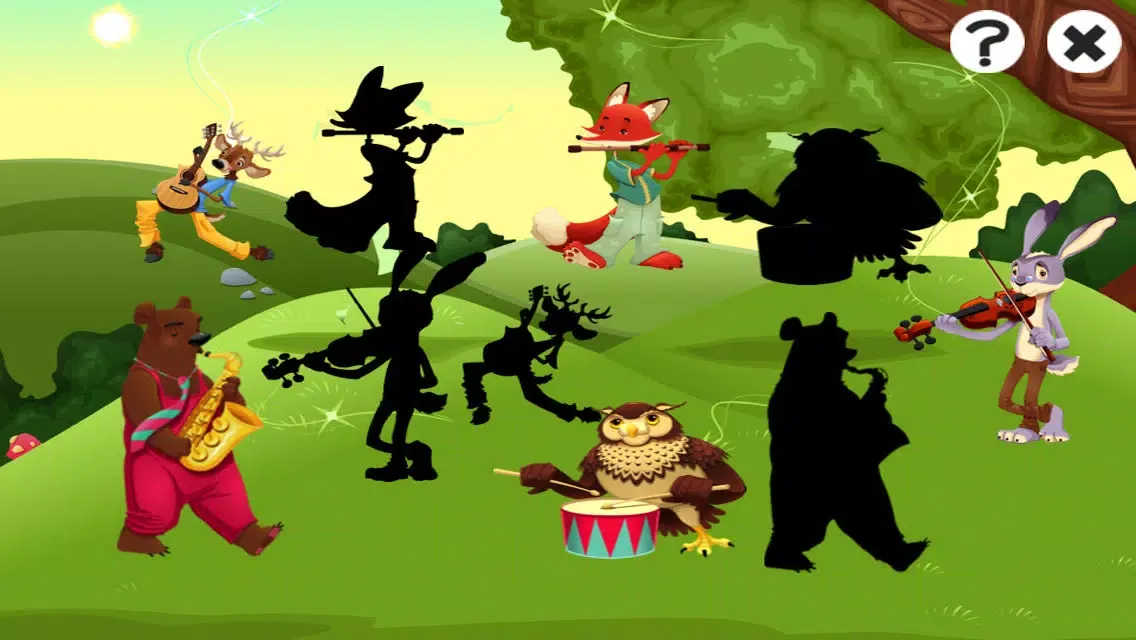Captures d'écran de Animal game for children age 2-5: Get to know the animals of the forest with music
