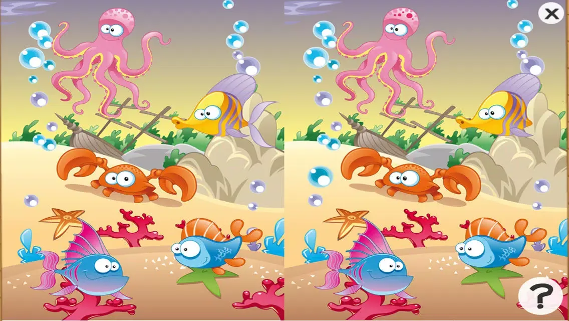 Underwater animals game for children age 2-5: Train your skills for kindergarten, preschool or nursery school Screenshots