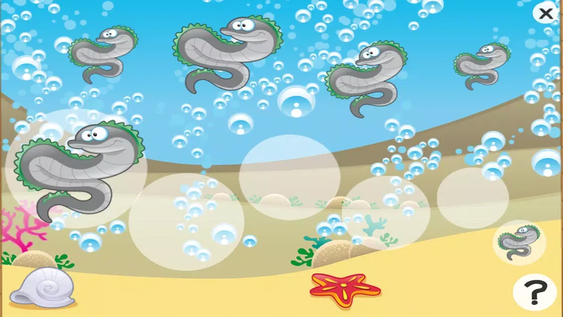 Underwater animals game for children age 2-5: Train your skills for kindergarten, preschool or nursery school Screenshots