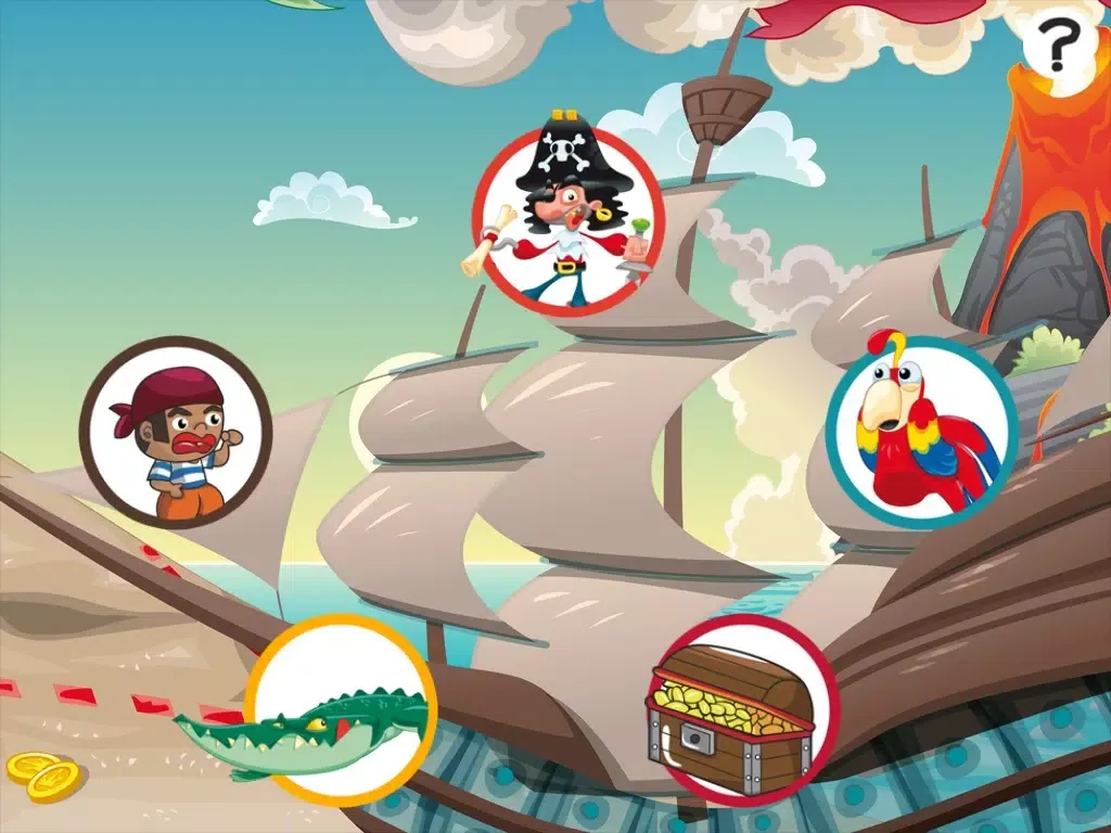 Pirates! Game for children age 2-5: Train your pirate skills for kindergarten, preschool or nursery school! iPad  Screenshots