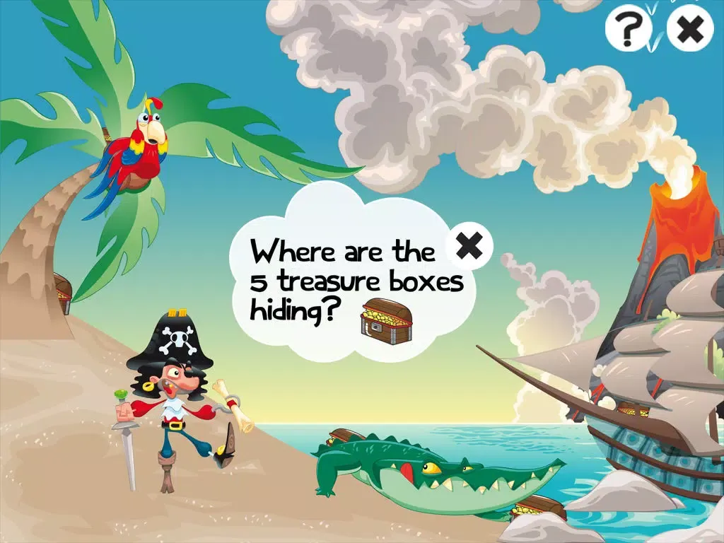Pirates! Game for children age 2-5: Train your pirate skills for kindergarten, preschool or nursery school! iPad  Screenshots