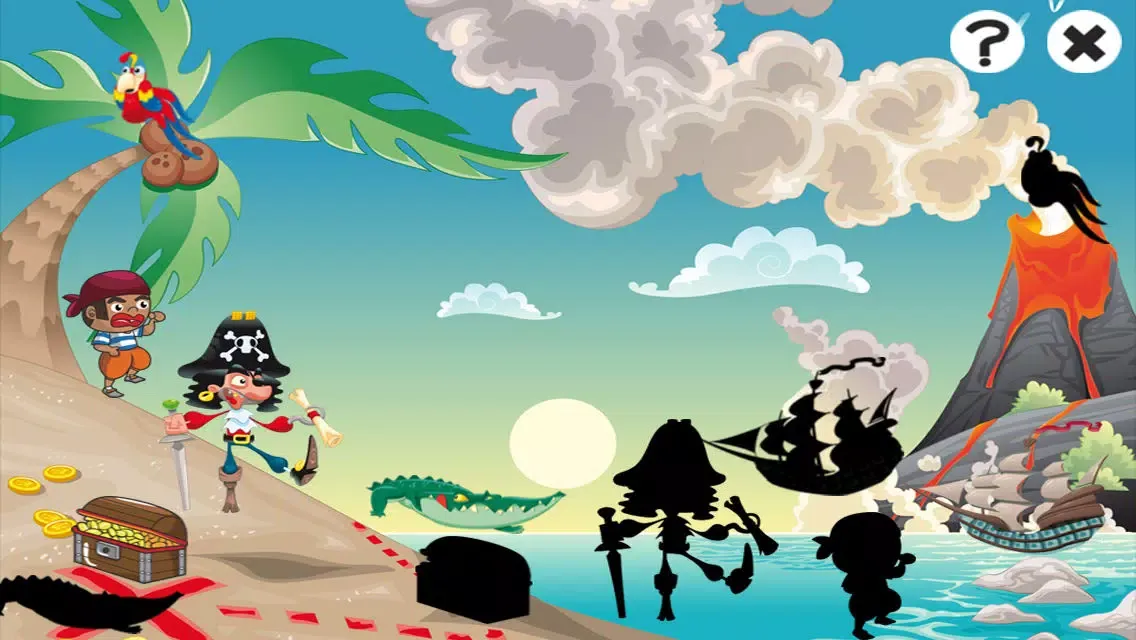 Pirates! Game for children age 2-5: Train your pirate skills for kindergarten, preschool or nursery school! Screenshots