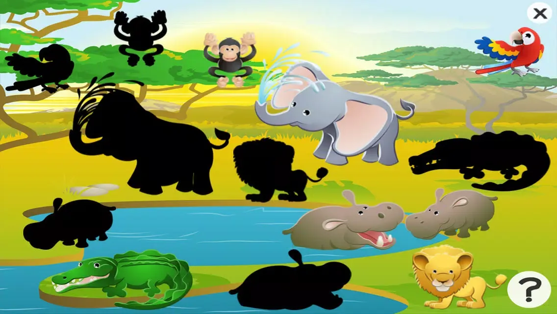 Capturas de pantalla de Safari animals game for children age 2-5: Train your skills for kindergarten, preschool or nursery school!