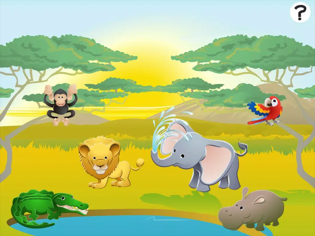 Capturas de tela do ABC safari games for children: Train your word spelling skills of wild animals for kindergarten and pre-school iPad 