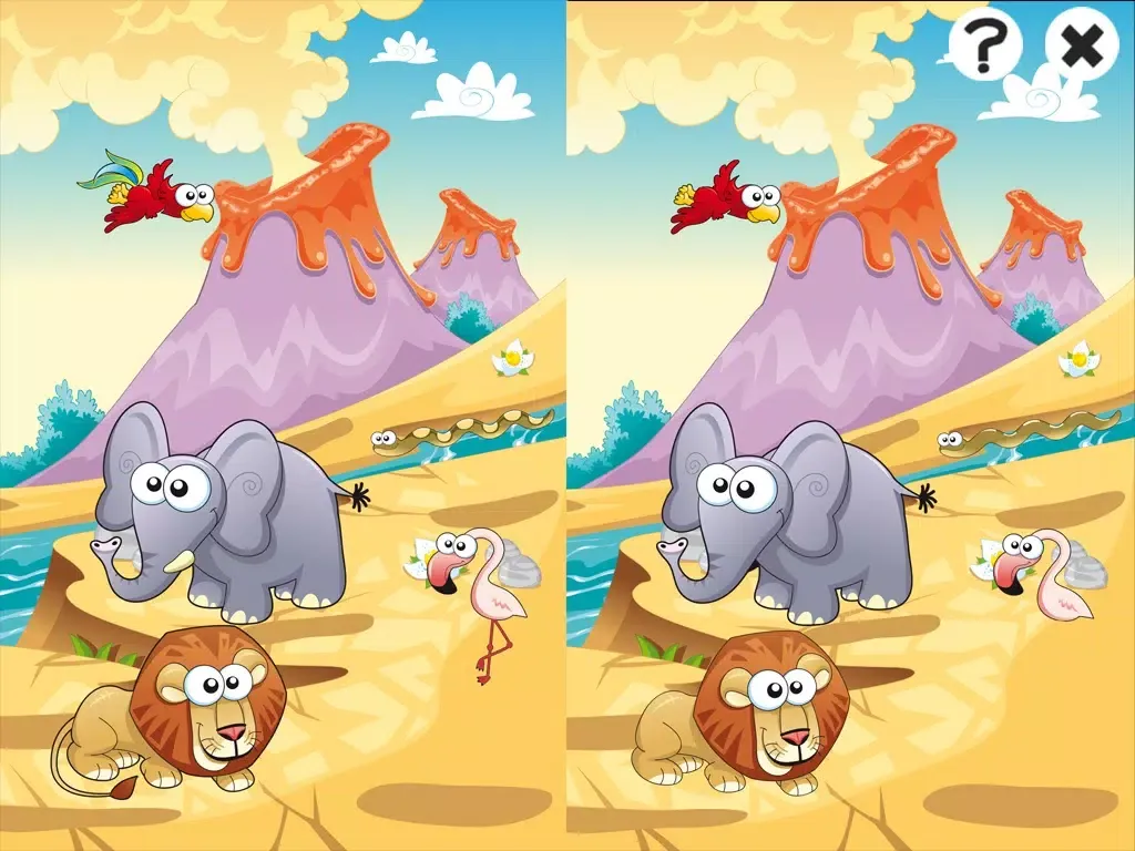 Ảnh chụp màn hình của Savannah animals game for children age 2-5: Train your skills for kindergarten, preschool or nursery school iPad 