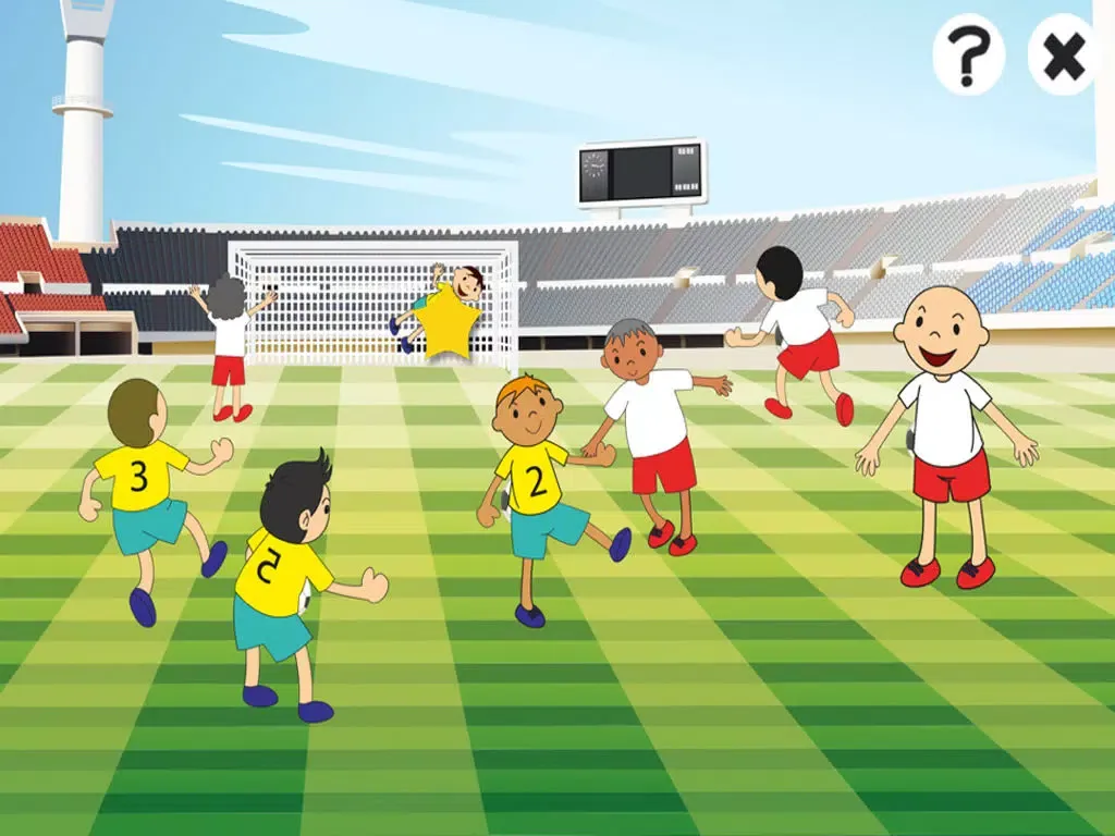 A Soccer Learning Game for Children age 2-5: Train your football skills for kindergarten, preschool or nursery school iPad  スクリーンショット