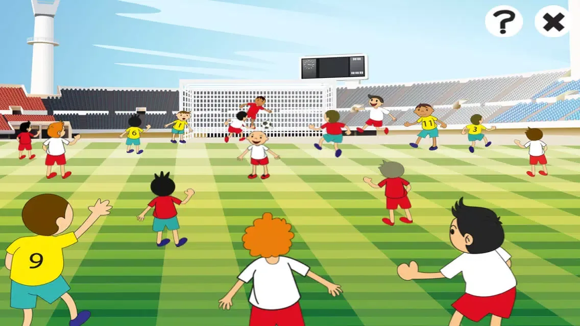A Soccer Learning Game for Children age 2-5: Train your football skills for kindergarten, preschool or nursery school スクリーンショット