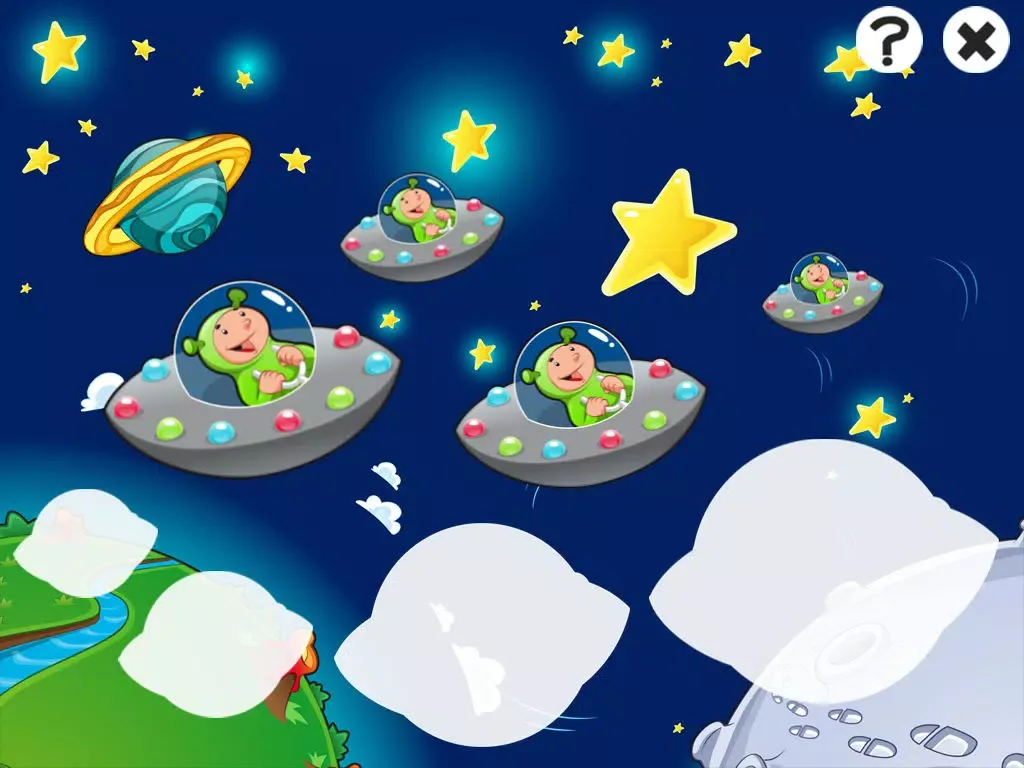 Tangkapan skrin Space learning game for children age 2-5: Train your skills for kindergarten, preschool or nursery school iPad 