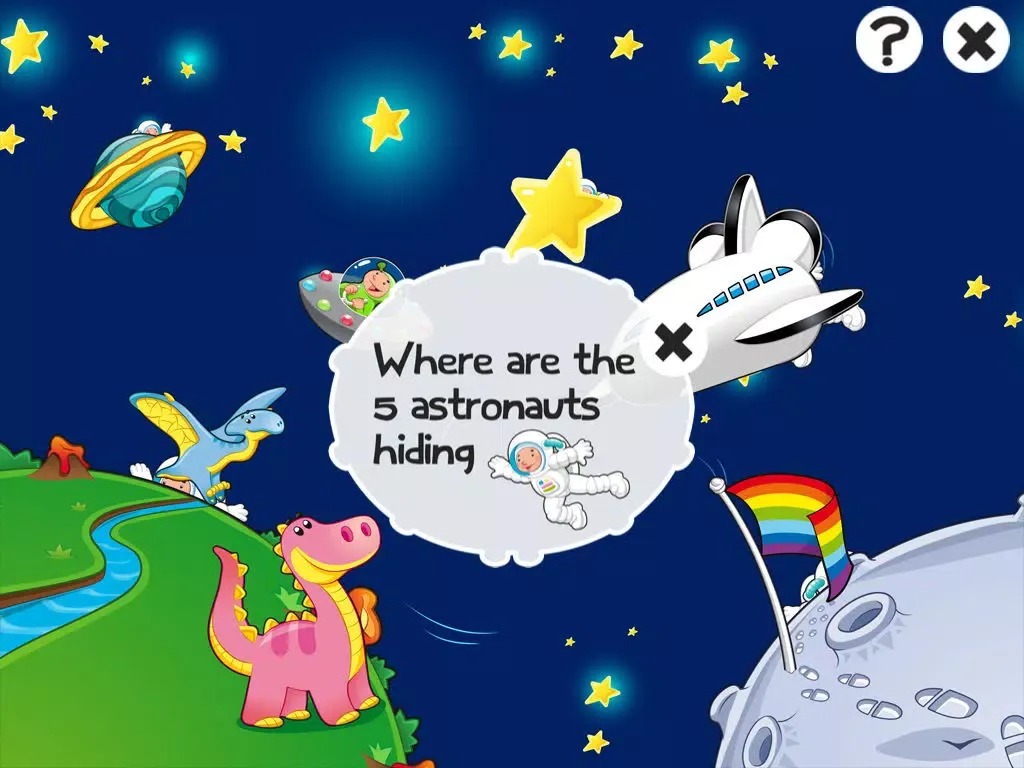 Tangkapan skrin Space learning game for children age 2-5: Train your skills for kindergarten, preschool or nursery school iPad 