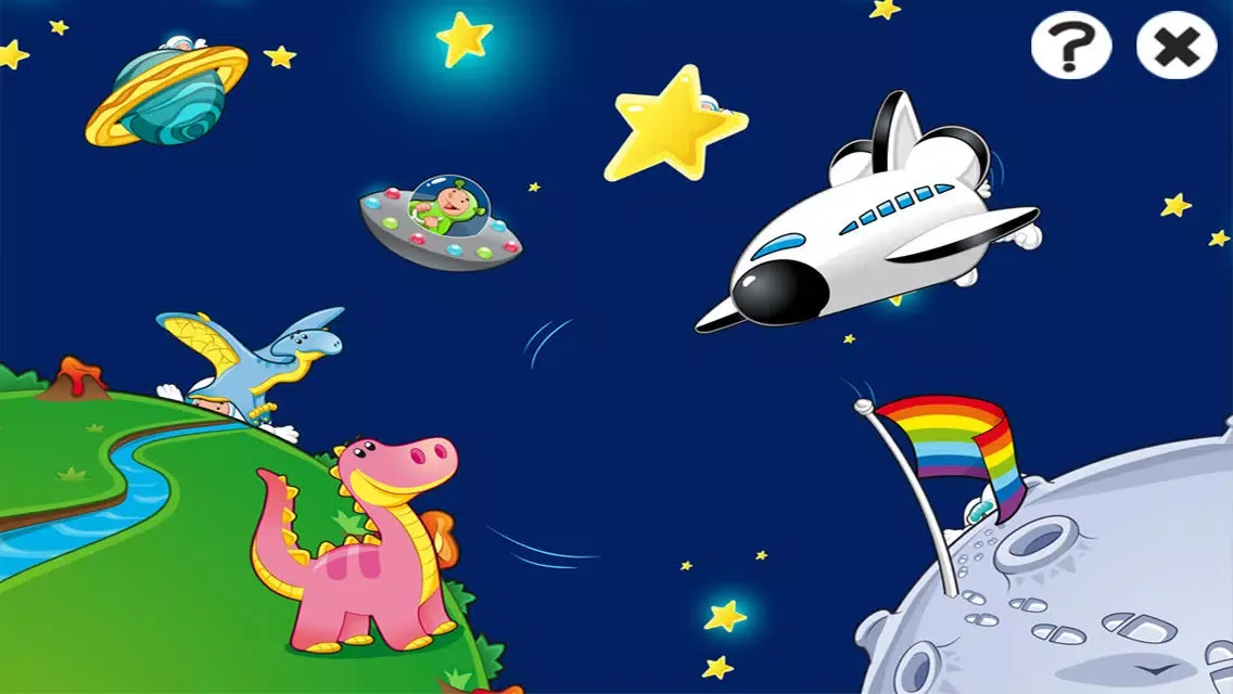 Tangkapan skrin Space learning game for children age 2-5: Train your skills for kindergarten, preschool or nursery school