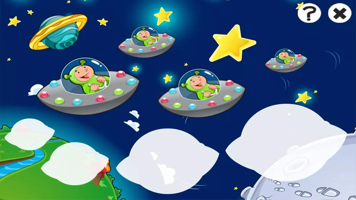 Tangkapan skrin Space learning game for children age 2-5: Train your skills for kindergarten, preschool or nursery school