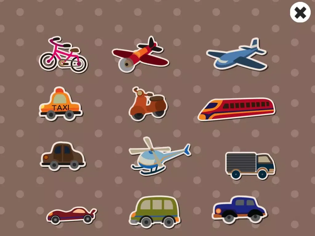 Capturas de pantalla de ABC First Words for Children – Learn the English Names of Animals, Vehicles, Fruits and Vegetables iPad 