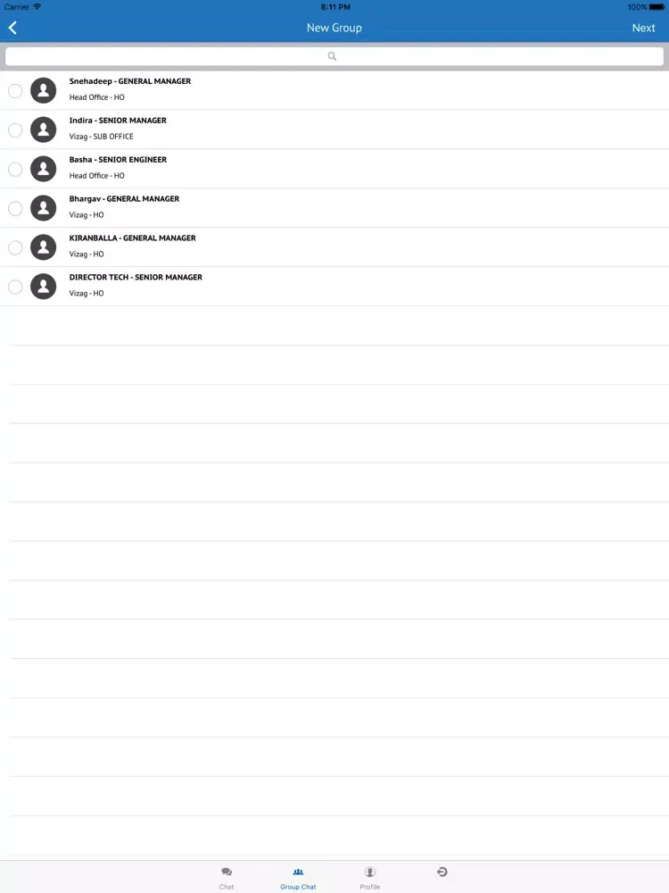 Zrzuty ekranu C365 iPad 