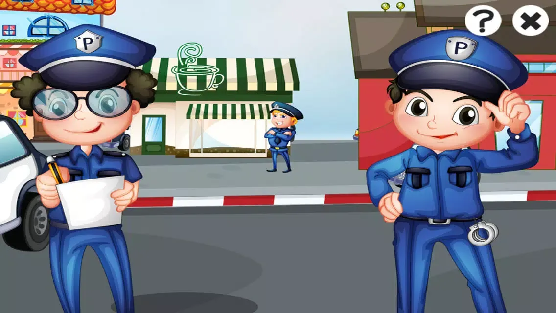 Tangkapan layar A Police Learning Game for Children